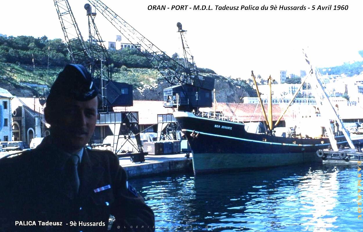 Oran - Port - 9e Hussards -b M.D.L. Tadeusz Palica.JPG